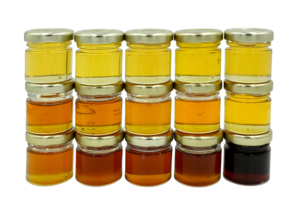 Farbspektrum von Honig