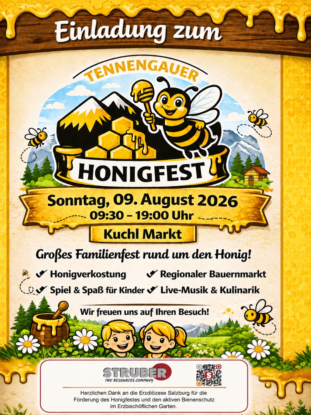 Einladung zum Honigfest in Kuchl Einladung zum Honigfest in Kuchl